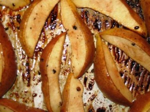 Roasted Pears after baking