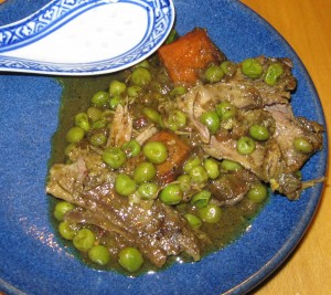 Braised spicy lambs shanks gluten free