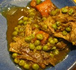 braised spicy lamb shanks gluten free close up