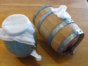 Vinegar Crock and Barrel from GFZINGdotcom